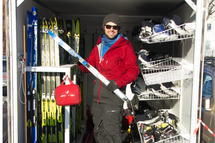 Gratis utlån av ski hos FRIGO